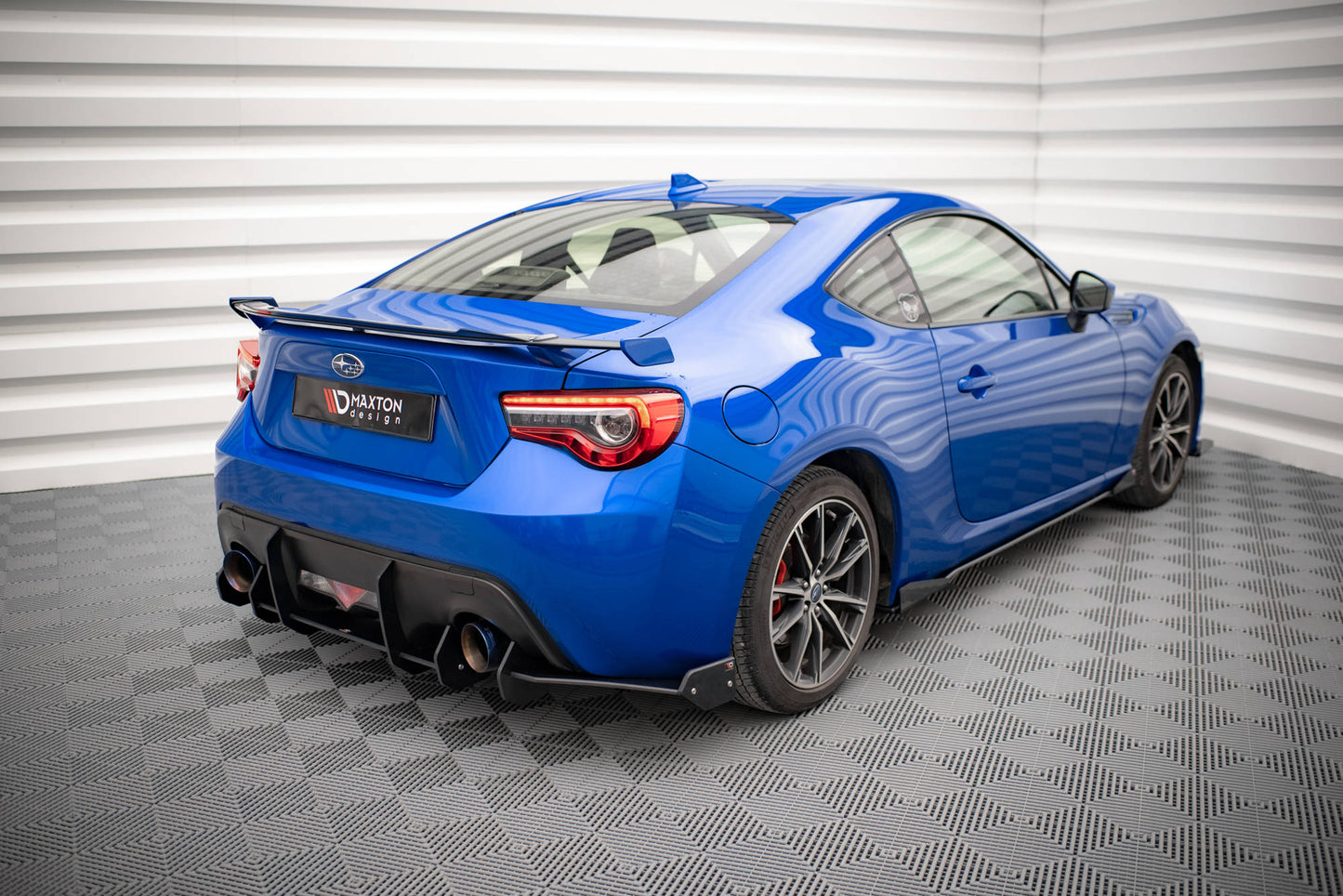 Street Pro Seitenschweller Ansatz für + Flaps Subaru BRZ Mk1 Facelift schwarz Hochglanz