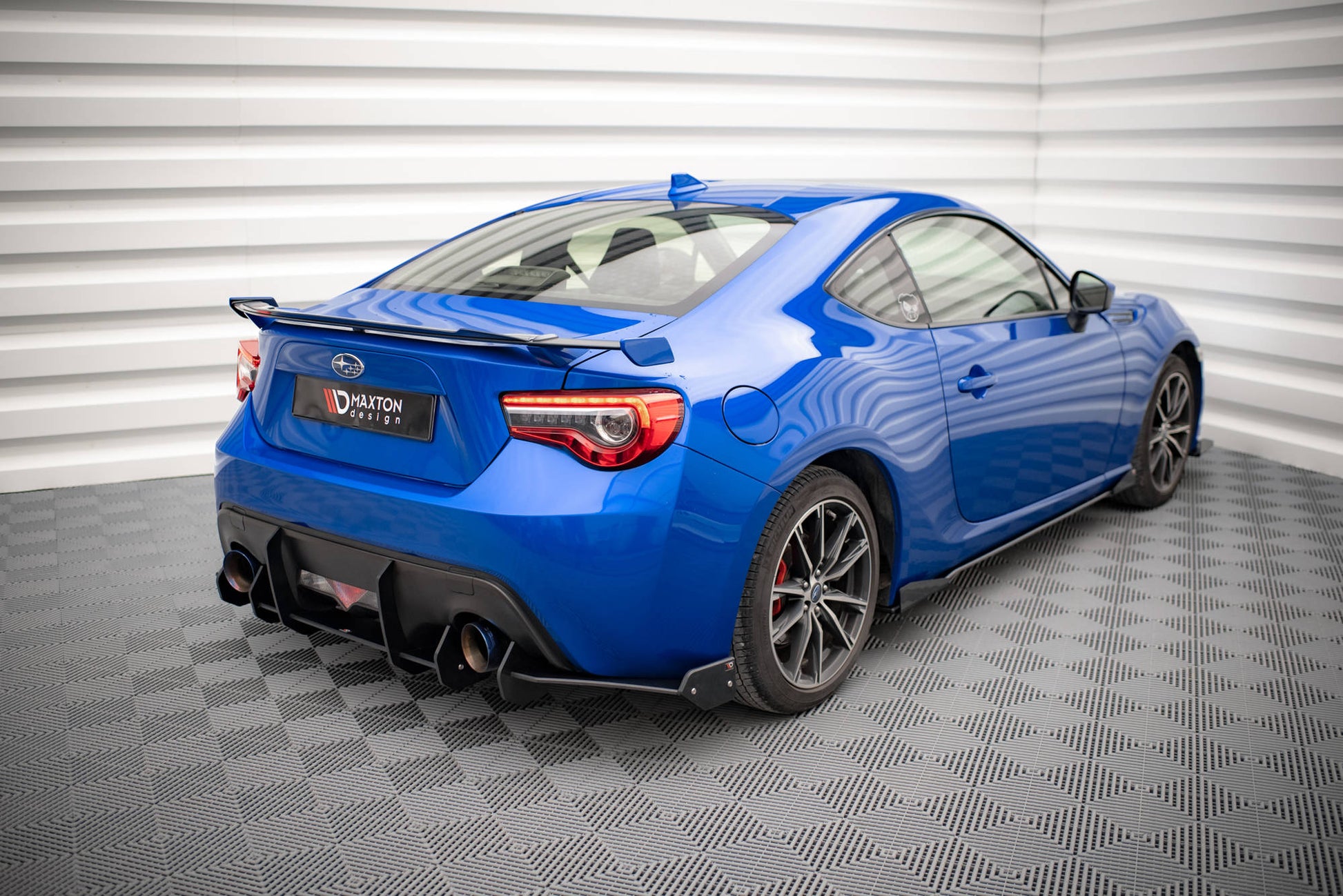 Street Pro Seitenschweller Ansatz für + Flaps Subaru BRZ Mk1 Facelift schwarz Hochglanz