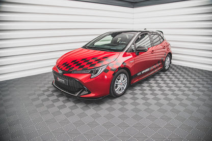 Seitenschweller Ansatz für Toyota Corolla GR Sport Hatchback XII schwarz matt