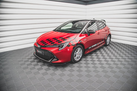 Seitenschweller Ansatz für Toyota Corolla GR Sport Hatchback XII schwarz matt