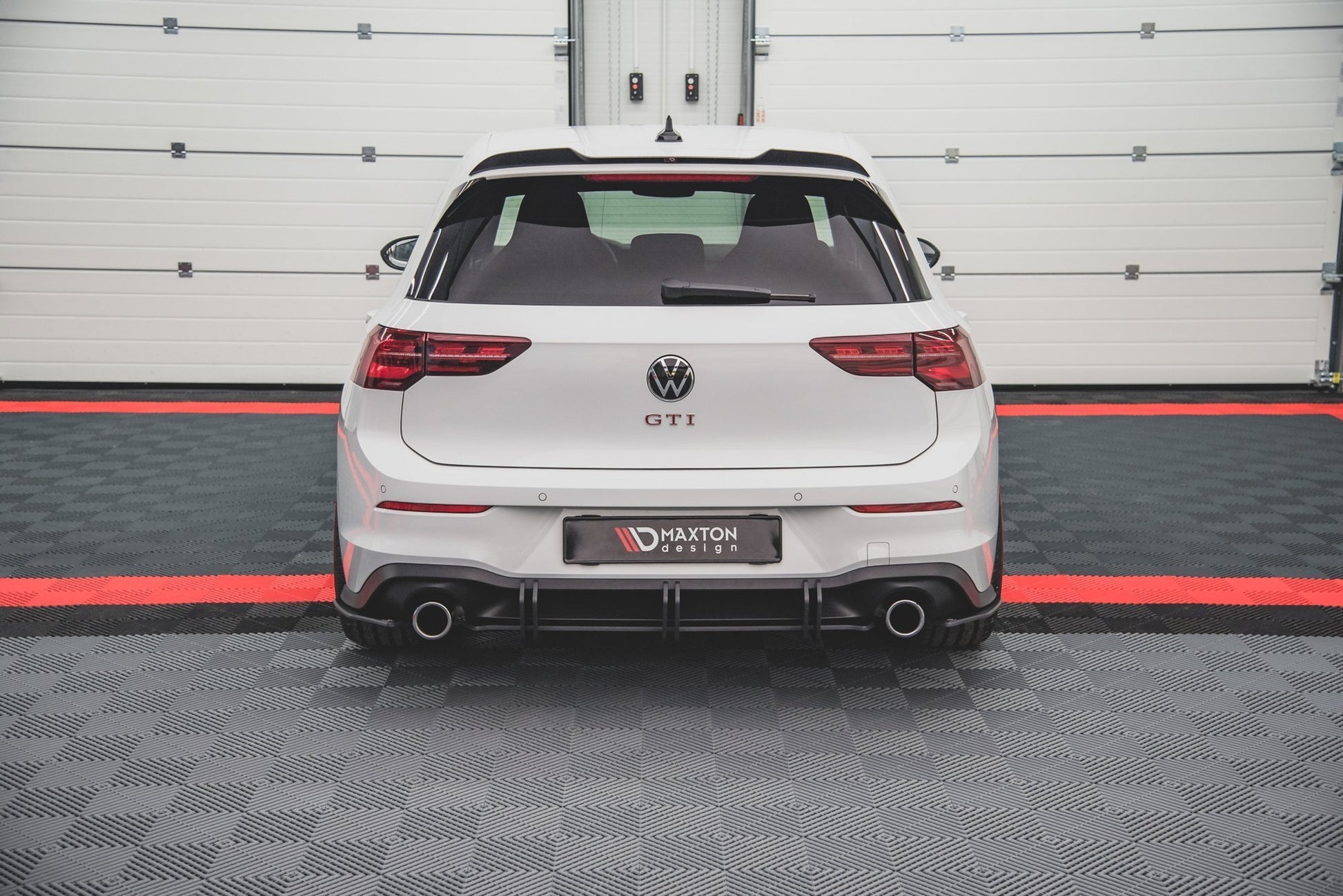 Robuste Racing Heck Ansatz Flaps Diffusor für Volkswagen Golf 8 GTI