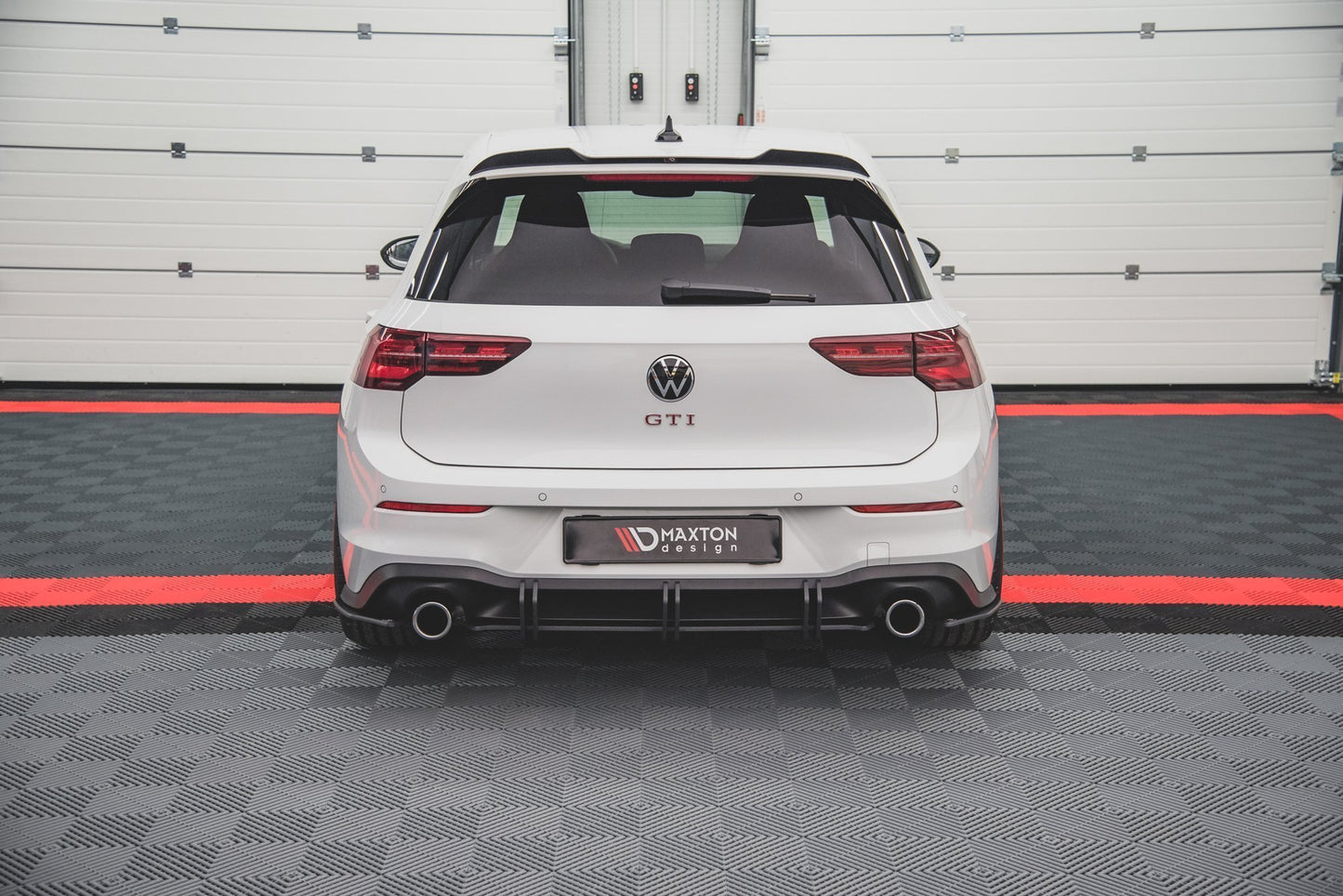 Robuste Racing Heck Ansatz Flaps Diffusor für Volkswagen Golf 8 GTI