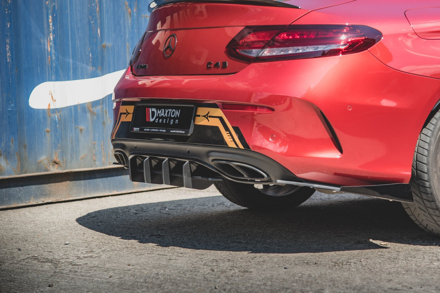 Robuste Racing Heckschürze für Mercedes-AMG C43 Coupe C205