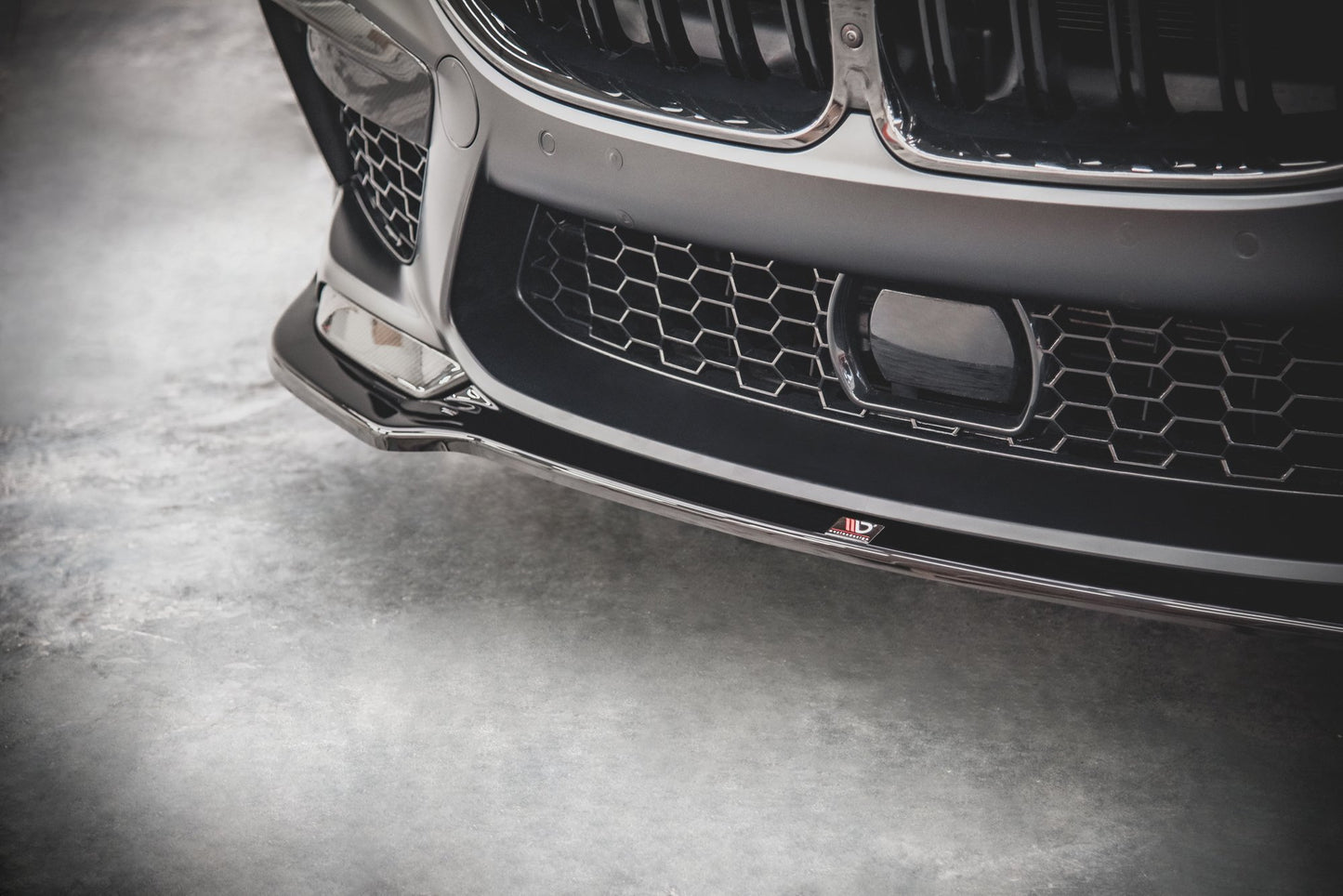 Front Ansatz V.2 für BMW M8 Gran Coupe F93 schwarz Hochglanz