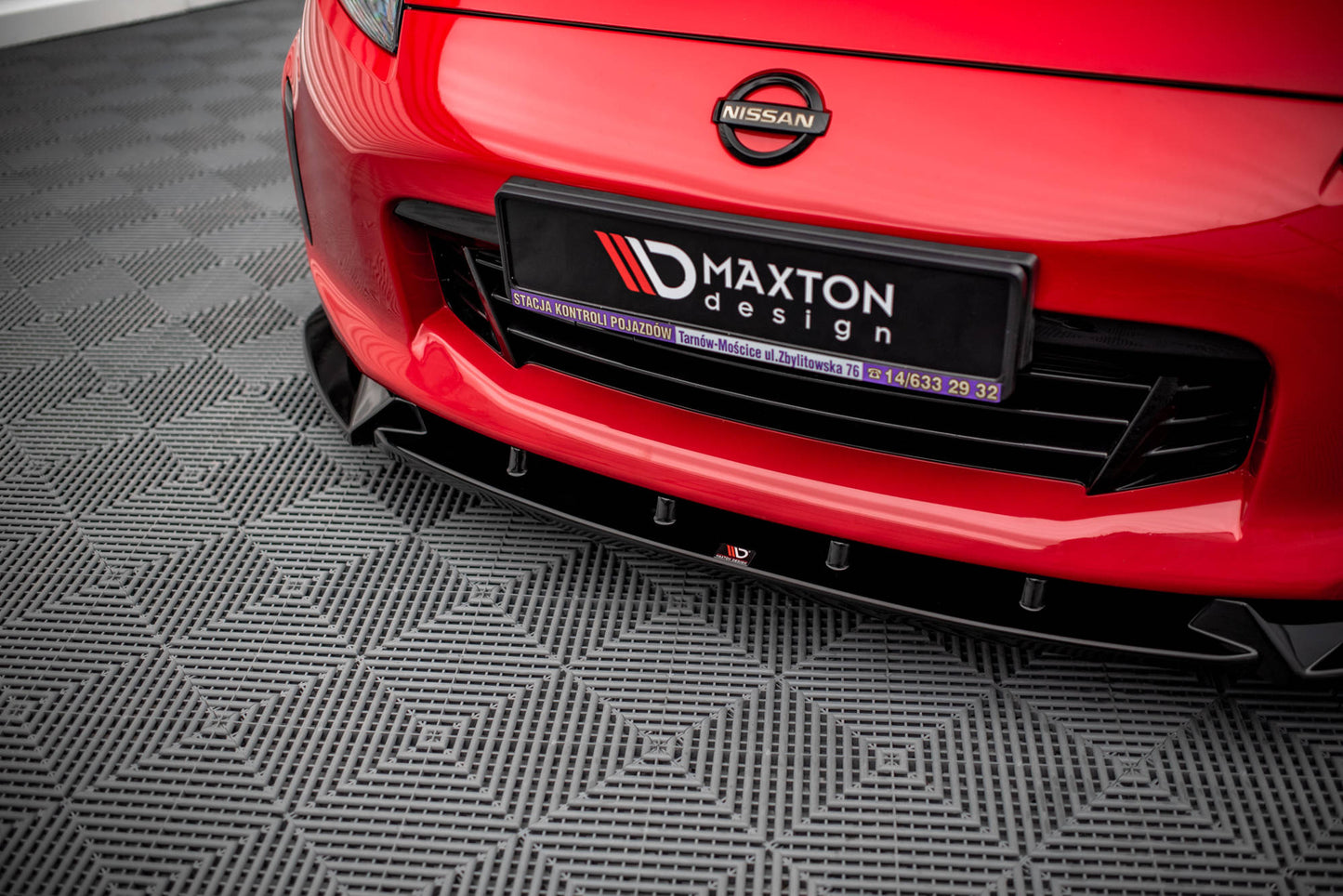 Front Ansatz V.3 für Nissan 370Z Facelift Carbon Look