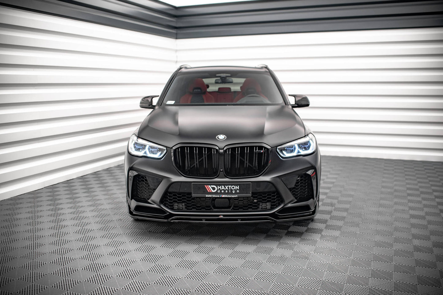 Front Ansatz V.3 für BMW  X5M F95 schwarz matt