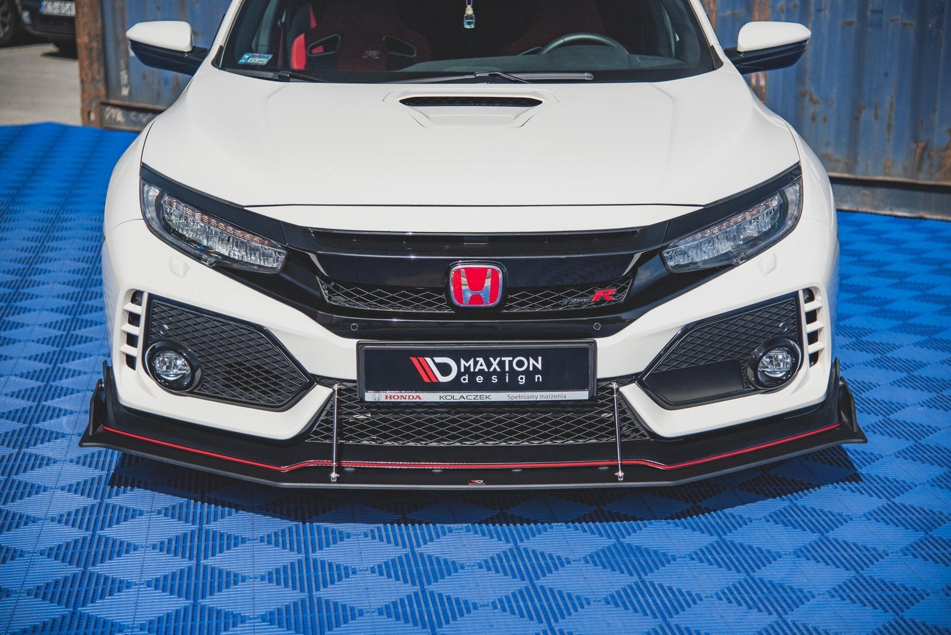 Robuste Racing Front Ansatz für passend für Honda Civic X Type-R