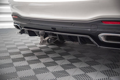 Mittlerer Diffusor Heck Ansatz DTM Look für Mercedes-Benz GLS AMG-Line X167 schwarz matt