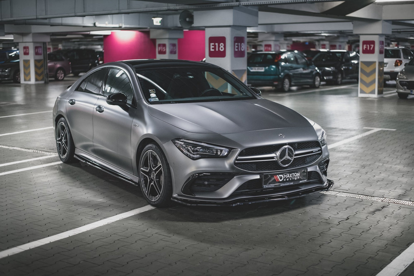 Seitenschweller Ansatz für Mercedes-AMG CLA 35 / 45 C118 Carbon Look