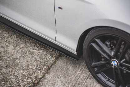 Robuste Racing Seitenschweller Ansatz für für V.2 BMW 1er F20 M135i / M140i / M-Paket