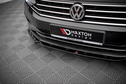 Front Ansatz V.1 für Volkswagen Passat B8 Facelift Carbon Look