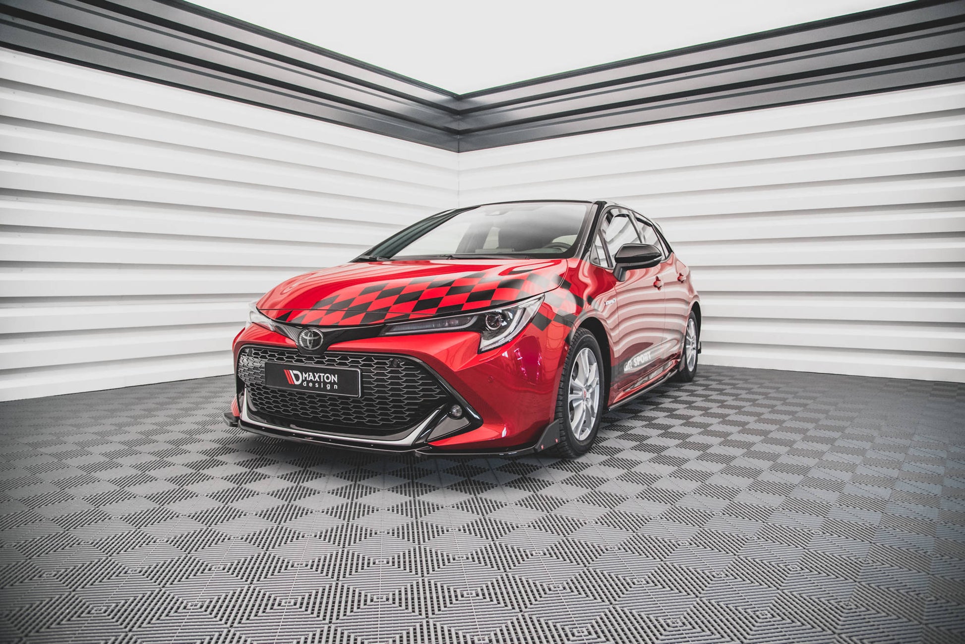 Front Ansatz +Flaps für V.1 Toyota Corolla GR Sport Hatchback XII