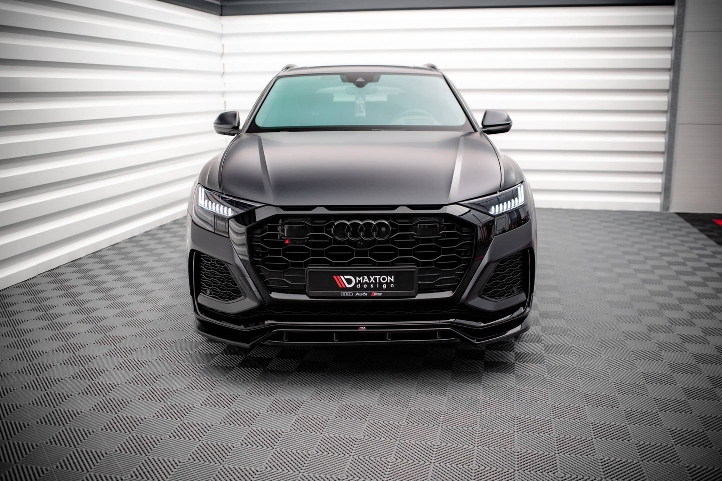 Front Ansatz V.3 für Audi RSQ8 Mk1 schwarz matt