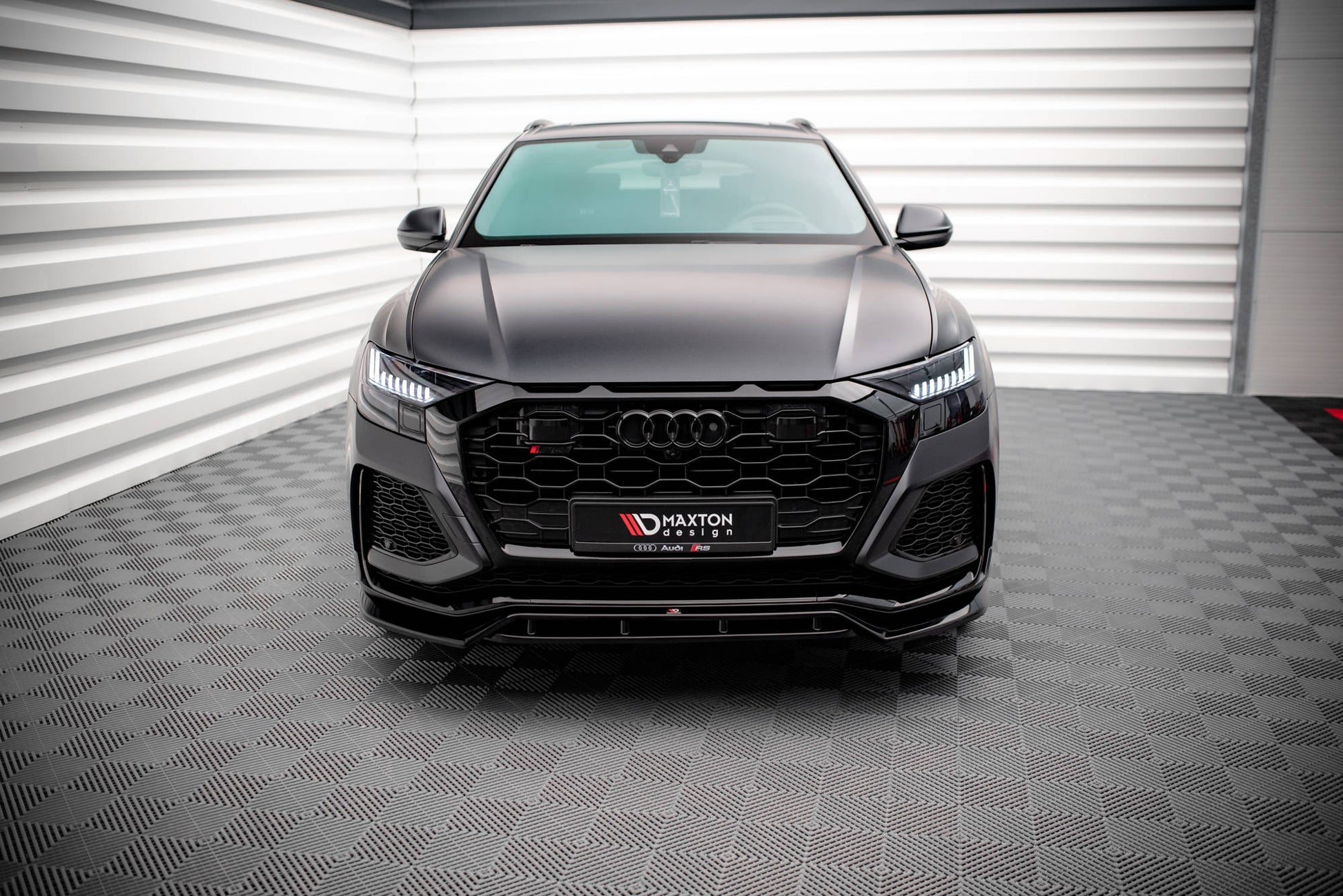 Front Ansatz V.3 für Audi RSQ8 Mk1 schwarz matt