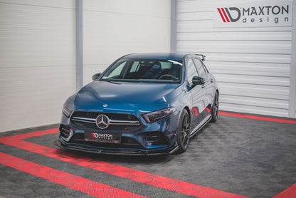 Front Ansatz V.3 für Mercedes A35 AMG Aero W177  schwarz matt