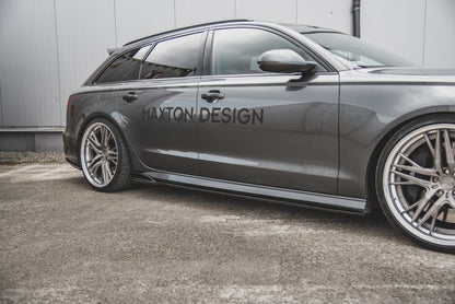 Seitenschweller Ansatz für Audi S6 / A6 S-Line C7 FL