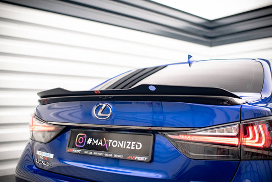Spoiler CAP für Lexus GS F Mk4 Facelift schwarz matt