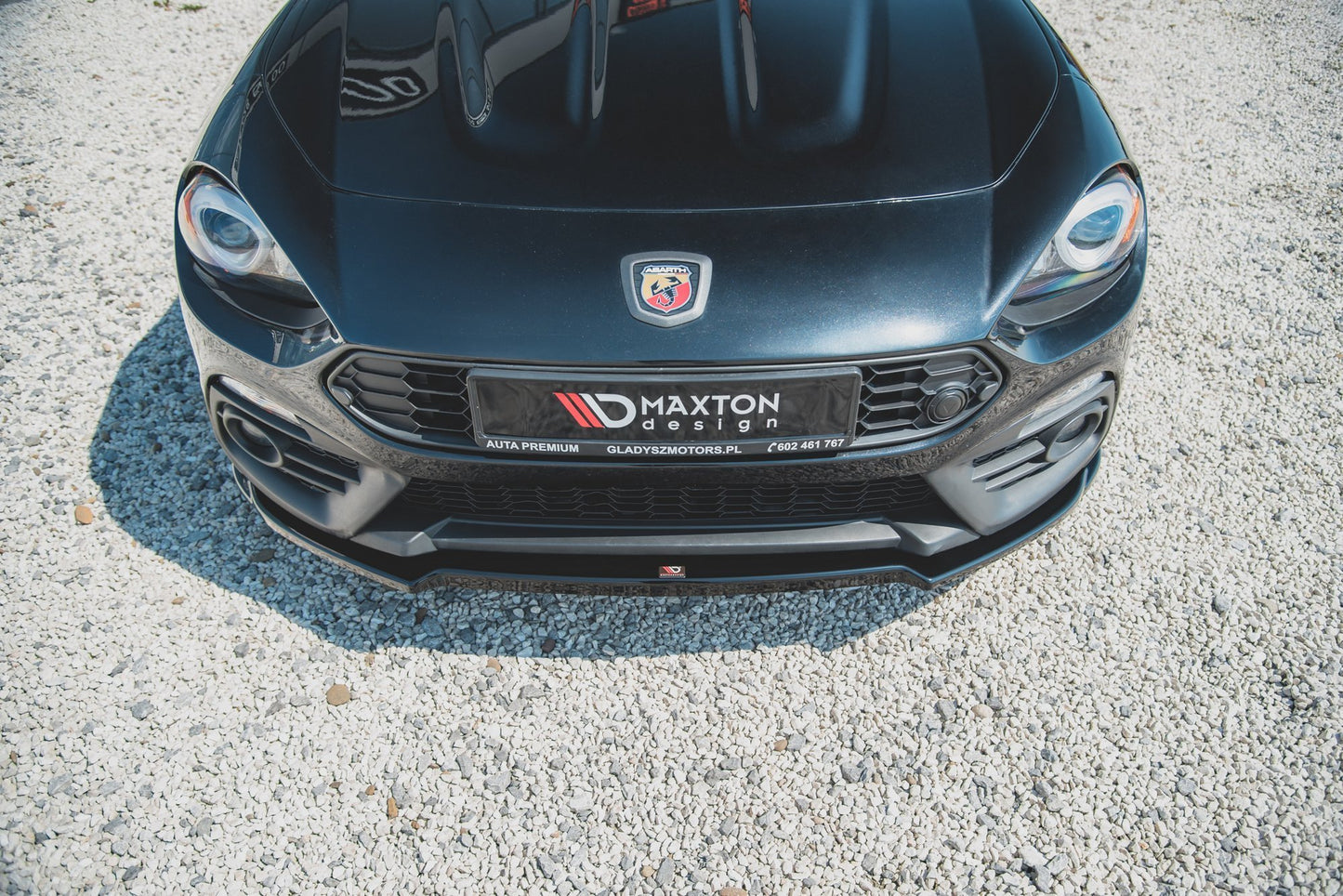 Front Ansatz für Fiat 124 Spider Abarth Carbon Look