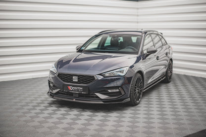 Front Ansatz V.3 für Seat Leon FR Mk4 schwarz matt