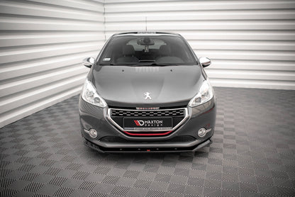 Front Ansatz V.1 für Peugeot 208 GTi Mk1 schwarz matt