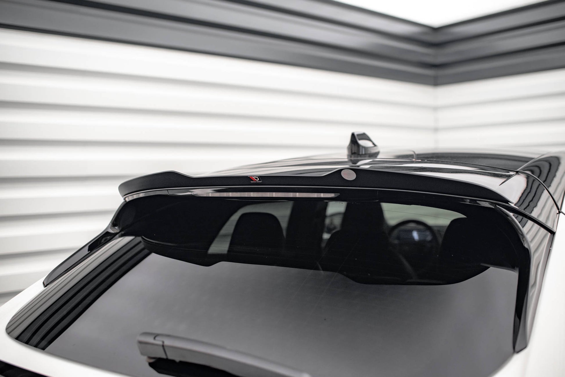 Höher Spoiler CAP für Ford Mustang Mach-E Mk1 schwarz matt