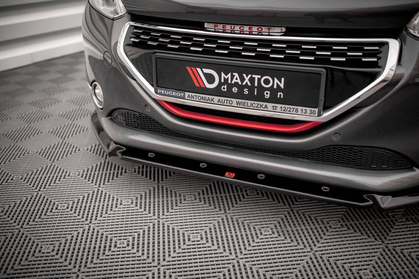 Front Ansatz V.2 für Peugeot 208 GTi Mk1 Carbon Look