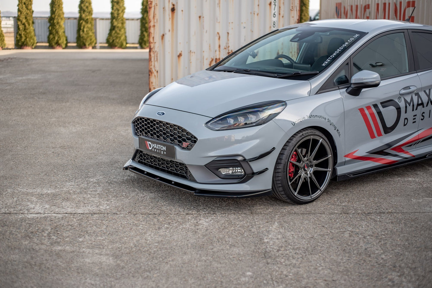Front Ansatz V.7 für Ford Fiesta Mk8 ST / ST-Line Carbon Look