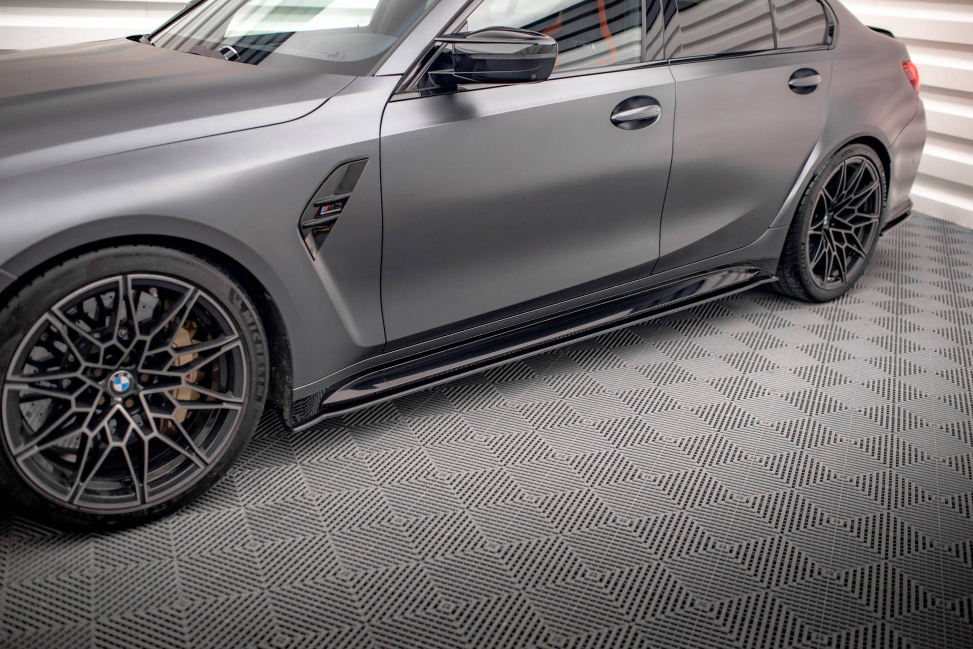 Street Pro Seitenschweller Ansatz für BMW M3 G80