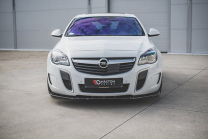 Front Ansatz V.1 für Opel Insignia Mk. 1 OPC Facelift schwarz matt