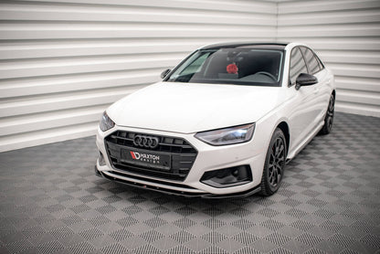 Front Ansatz V.2 für Audi A4 B9 Facelift Carbon Look