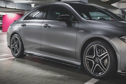 Seitenschweller Ansatz für Mercedes-AMG CLA 35 / 45 C118 Carbon Look