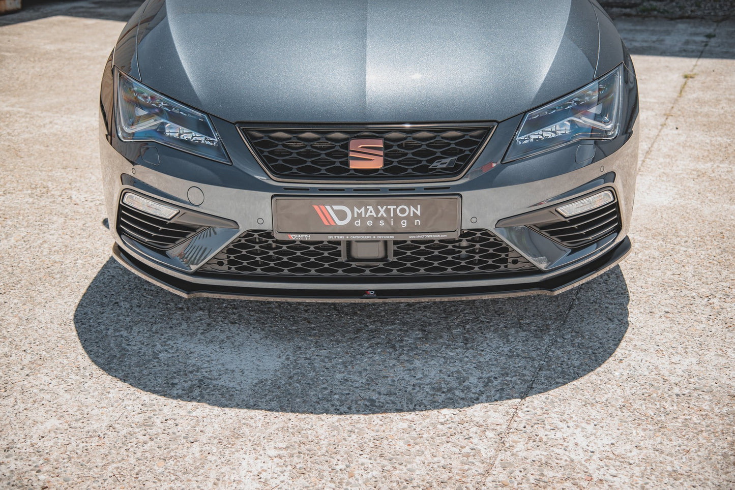 Front Ansatz V.4 für Seat Leon Cupra / FR Mk3 FL Carbon Look