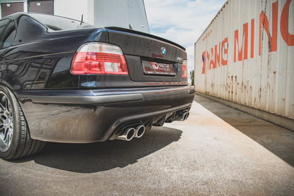 Diffusor Heck Ansatz für BMW M5 E39 schwarz Hochglanz