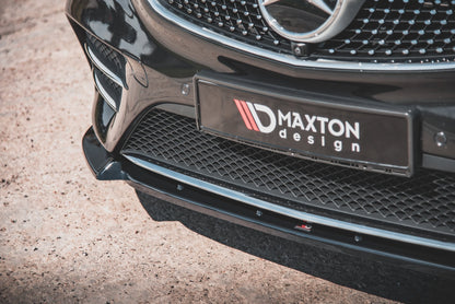 Front Ansatz V.3 für Mercedes-Benz V-Klasse AMG-Line W447 Facelift schwarz matt
