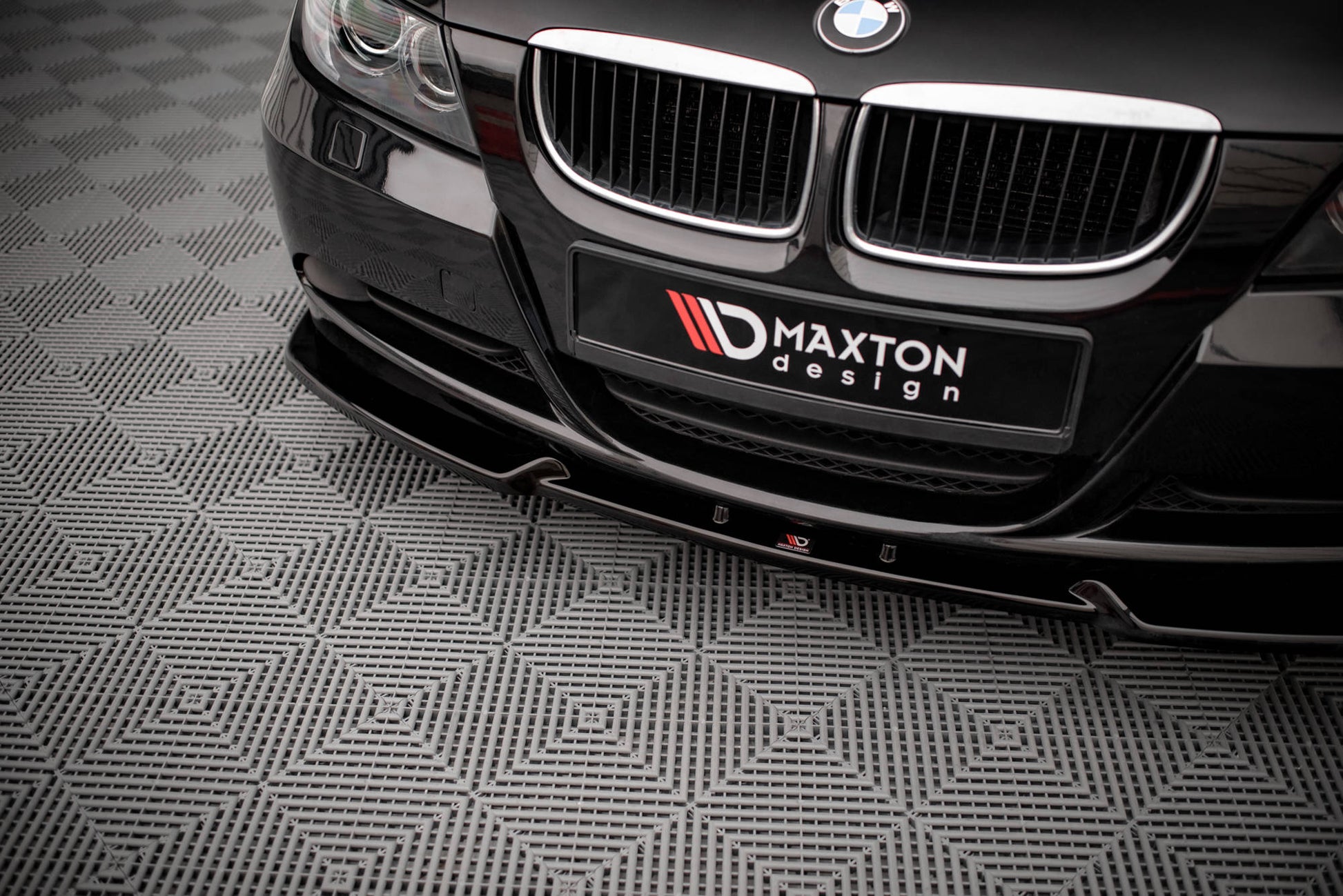 Front Ansatz V.1 für BMW 3er E90 schwarz matt