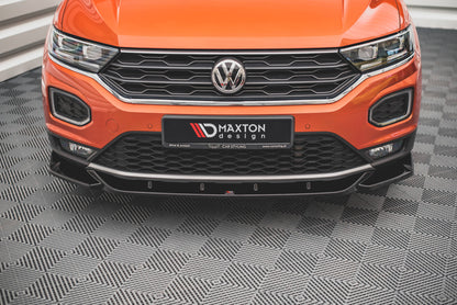 Front Ansatz V.1 für Volkswagen T-Roc Mk1 schwarz matt