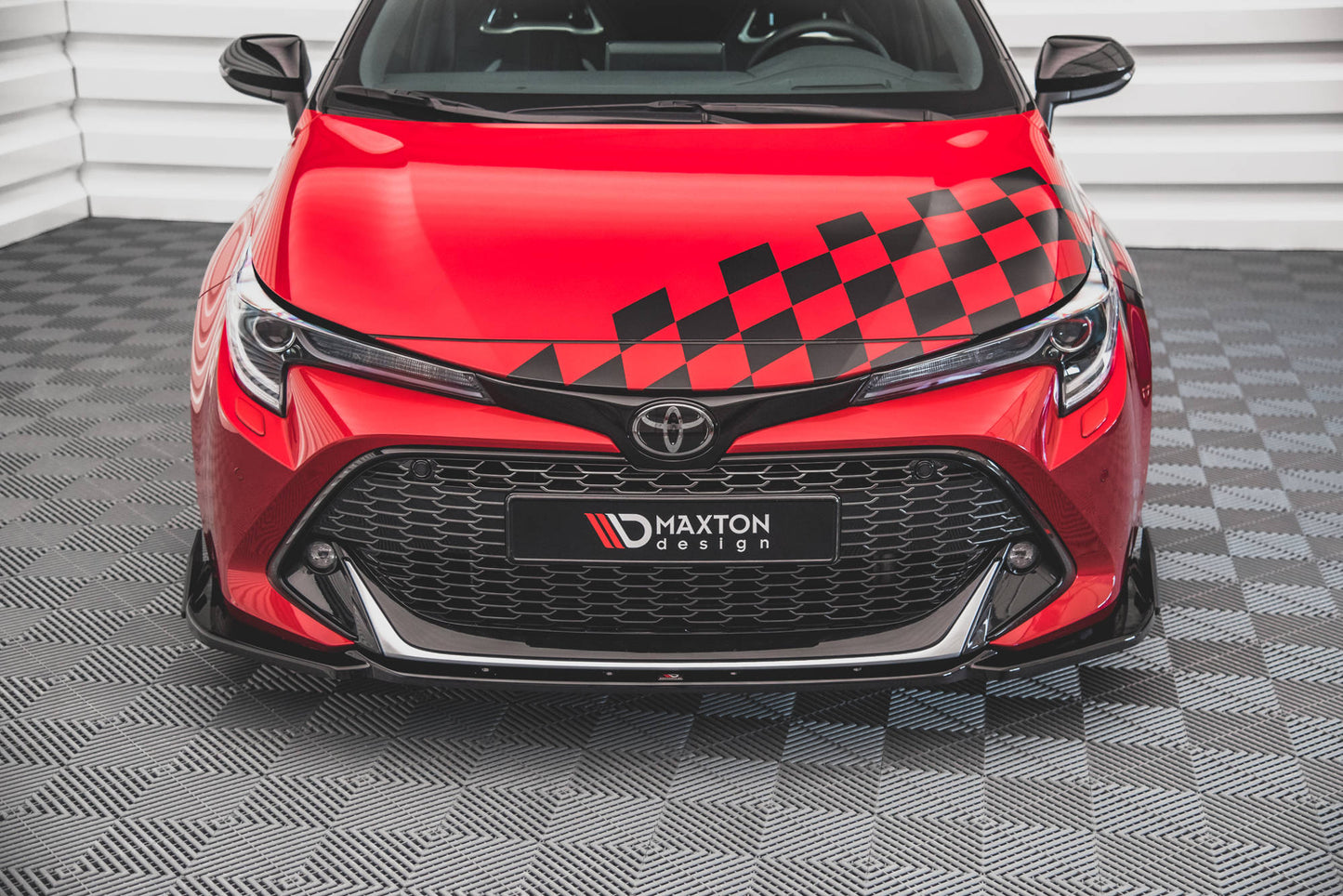 Front Ansatz +Flaps für V.1 Toyota Corolla GR Sport Hatchback XII
