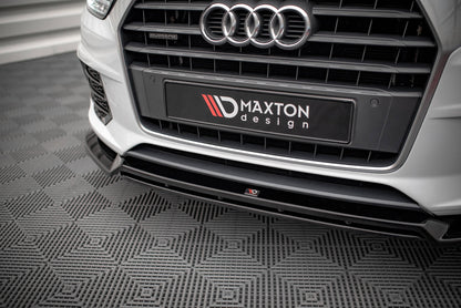 Front Ansatz V.2 für Audi Q3 8U Facelift schwarz matt