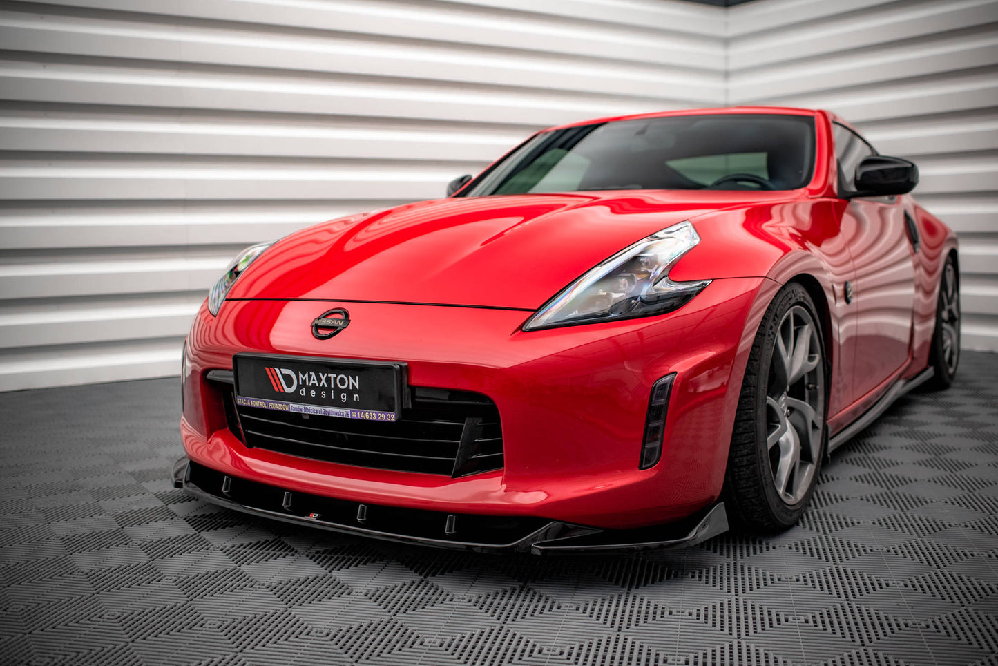 Front Ansatz V.2 für Nissan 370Z Facelift Carbon Look