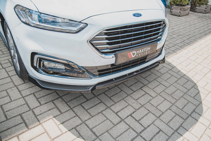 Front Ansatz für Ford Mondeo Mk5 Facelift  schwarz matt