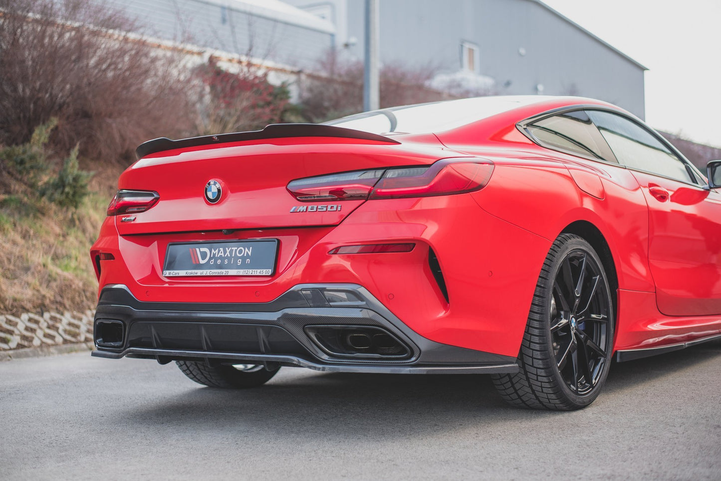 Spoiler CAP für BMW 8 Coupe M-Paket G15 Carbon Look