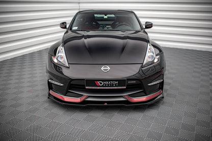 Front Ansatz V.1 für Nissan 370Z Nismo Facelift schwarz matt
