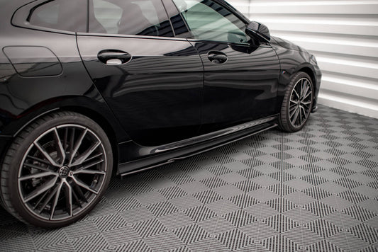 Seitenschweller Ansatz für V.1 für BMW 2 Gran Coupe M-Paket / M235i F44 Carbon Look