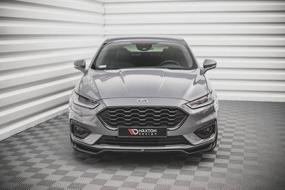 Front Ansatz V.1 für Ford Mondeo ST-Line Mk5 Facelift schwarz matt