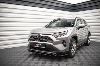 Front Ansatz für Toyota RAV4 Mk5 schwarz Hochglanz