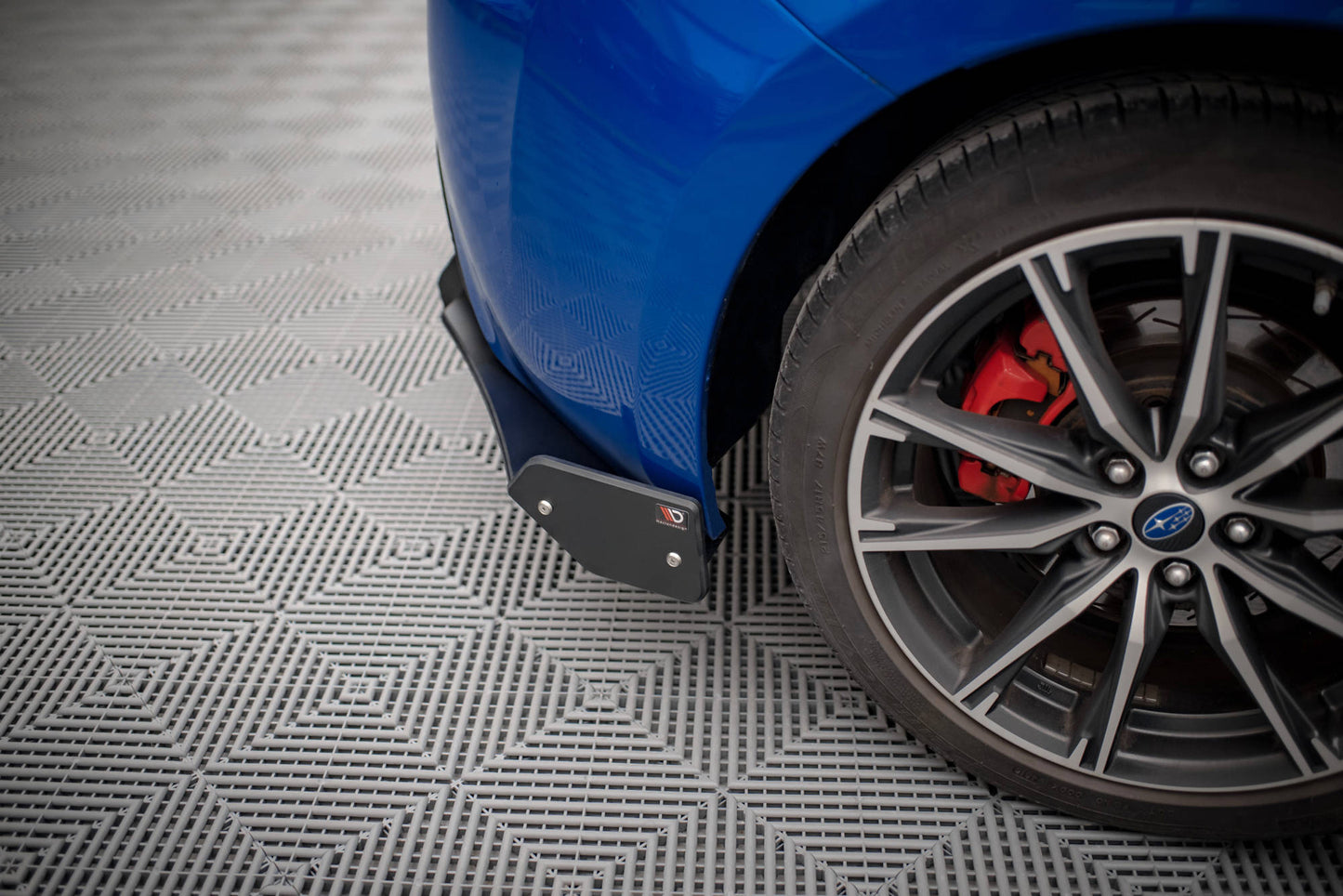 Street Pro Heck Ansatz Flaps Diffusor +Flaps für Subaru BRZ Mk1 Facelift schwarz Hochglanz