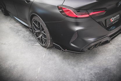Heck Ansatz Flaps Diffusor +Flaps für V.1 BMW M8 Gran Coupe F93