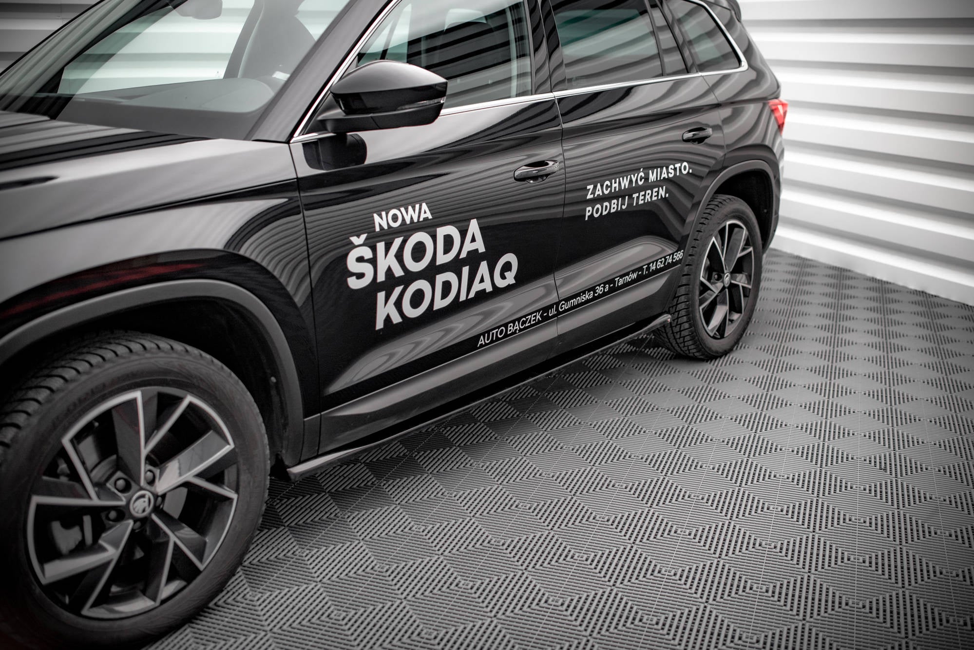 Seitenschweller Ansatz für Skoda Kodiaq Mk1 Facelift schwarz matt – Tuning  King