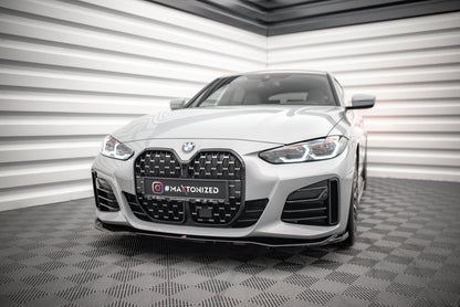 Front Ansatz V.1 für BMW 4er Gran Coupe M-Paket G26 Carbon Look