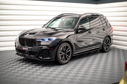 Seitenschweller Ansatz für BMW X7 M G07 schwarz matt